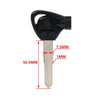 Yamaha Motorbike Scooter BLK Right Ignition Key Blank Shell Case