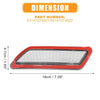 BMW F30 F31 3-Series Front Bumper Reflectors (2013-2015)