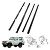 Toyota Land Cruiser LJ72 HZJ70 RJ73 Front Door Glass Weatherstrip Vent Set