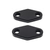 Suzuki Hayabusa GSX1300R Black Oil Cooler Block Off Plate w/ Gasket (99-20)