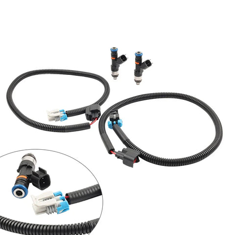 Polaris Ranger XP 800 Fuel Injectors Set w/ Harness (2011-2014)