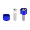 Honda Acura 9 x M8x1.25 Exhaust Header Cup Washers Bolts Blue