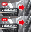 Dodge Durango Pair White Front Bumper Side Marker Light (2021–2025)