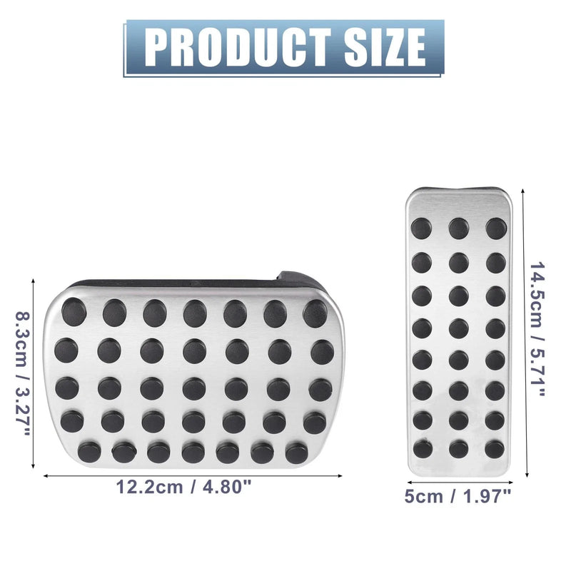 Mercedes-Benz GLE GLS ML GL 350 2 x Gas Brake Pedal Pads Covers (2013-2019)