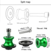 Suzuki GSX-R 600 750 1000 Black M8 Swingarm Spools Slider (2005-2006)