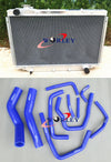 Toyota Land Cruiser 80 Series Aluminum Radiator + RED Hose (90-98)