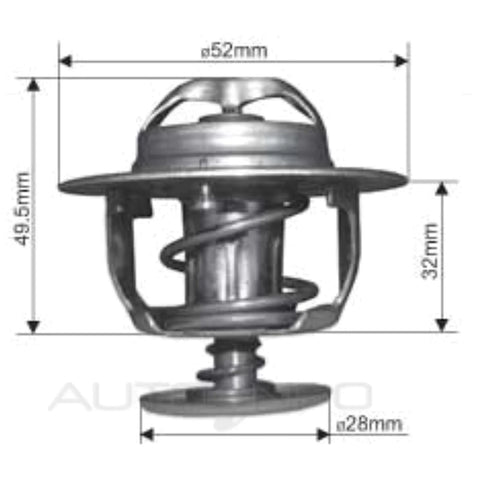 Toyota Hilux LN55 4cyl 2.2L L 1983~1984 Thermostat