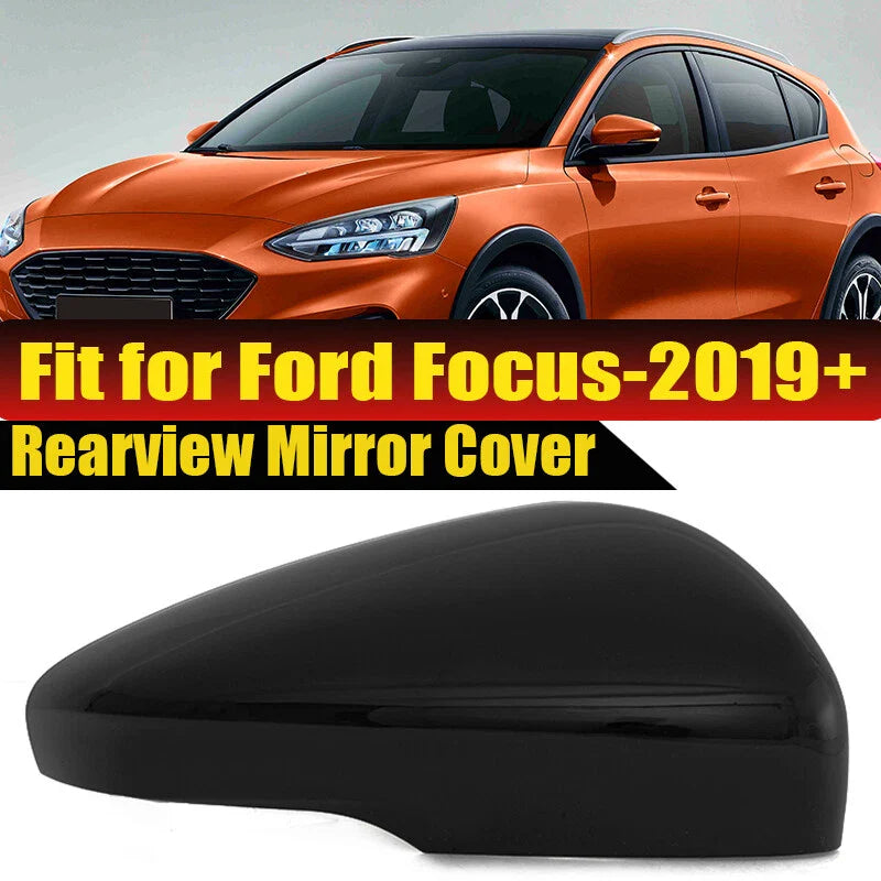 Ford Focus Mk4 Right Side Black Door Wing Mirror Cover Cap (2019-2024)