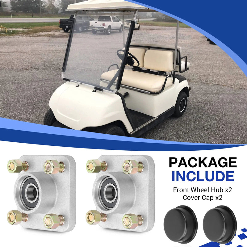 Yamaha Golf Cart 2 x Wheel Hub & Cover Cap (G8-G27)