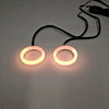 Car 120MM RGB Phone Control Angel Eye Halo Rings Headlight DRL