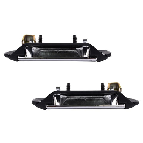 L+R Outer Door Handles Chrome Fits Mitsubishi Triton L200 UTE Truck 1996-05 DE