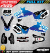 Yamaha YZF 250 Outlaw Style Graphics Kit (2003-2005)