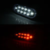 Truck 6pc Oval LED Trailer Lights Red & White (10)