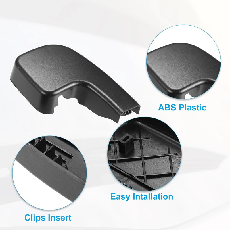BMW 335i Wiper Arm Nut Cover Cap Black (2007-2009)