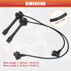 Toyota 3 x Spark Plug Wire Ignition Coil Cable