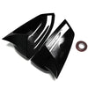 Mercedes Benz W204 W176 W212 CLA250 C63 2 x Black Wing Mirror Cover Caps