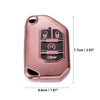 Jeep Wrangler JL Gladiator JT Rubicon TPU Key Fob Cover Case (18-21)