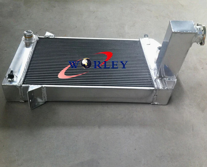 Triumph TR2 / TR3 / TR3A / TR3B 3 Row Aluminum Radiator + Fan (1953-1962)