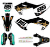 Husqvarna TC 85 Black Style Sticker MX Graphic Kit (2018-2024)