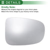 Ford Transit Right Side White Mirror Glass with Back Convex