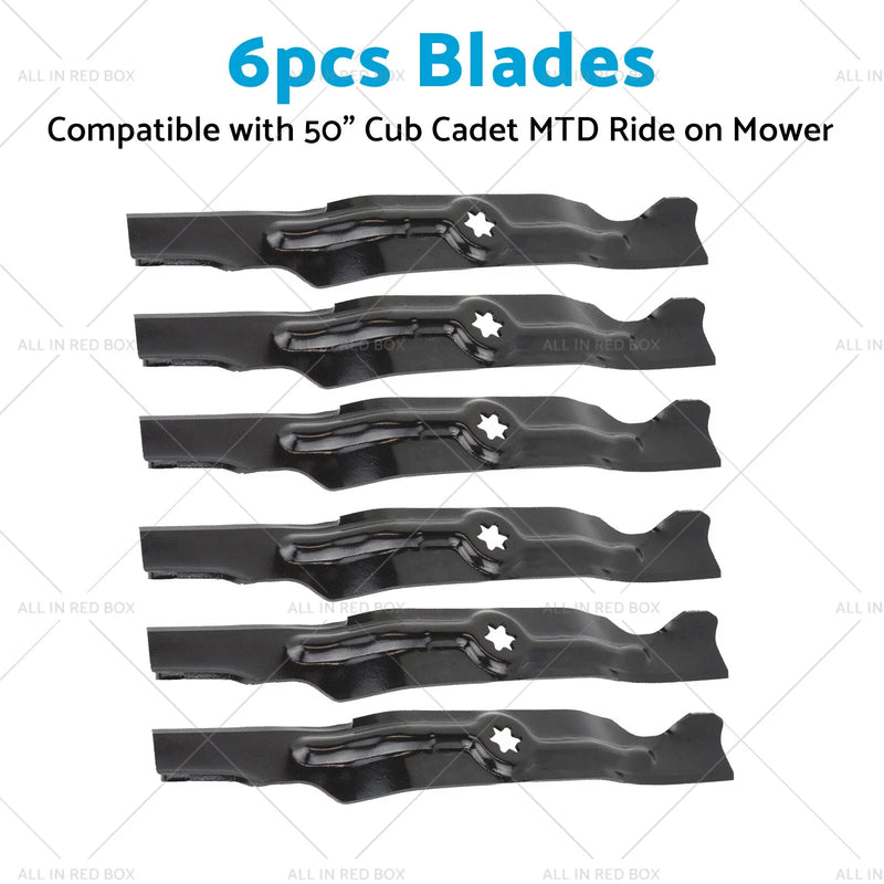 50" Cub Cadet MTD Ride-On Mower 6pcs Blades
