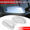 Silverado Sierra Yukon Chrome Top Half Mirror Cover Cap (2007-2014)