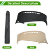 Toyota Previa 2006-2019 Black Dashboard Cover Mat