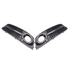 Audi A4 B8 Chrome Honeycomb Fog Light Covers (2009-2012)