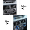 Ford Maverick (2022-2023) Blue AC Headlight Switch Knob Ring