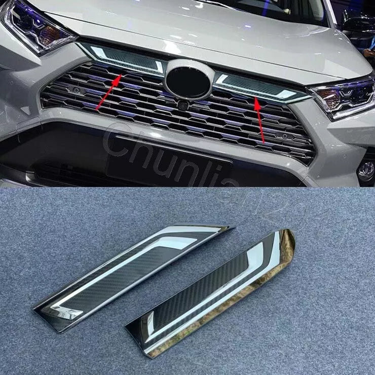 2019-2023 Toyota RAV4 ABS Front Center Mesh Grille Cover (2019-2023)