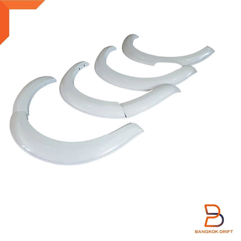 Nissan Navara D23 White QM1 Smooth Fender Flares (2021-2023)