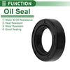 Make Model Oil Seal 25x40x10mm NBR Black Rotary Shaft Seal