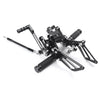 Suzuki GSXR1000 GSXR600 GSXR750 (2000-2005) Black Rearsets Foot Pegs