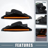 BMW X3 (2011-2014) Black Lens LED Side Marker Amber Light