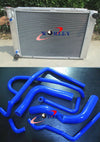 Holden Commodore VG VL VN VP VR VS V8 5.0L Aluminum Radiator & Black Hose