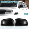 Jeep Grand Cherokee Gloss Black Top Half Mirror Covers (2011-2019)