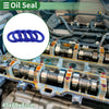 Oil Seal Rotary Shaft Seal TPU 45x60x8mm High-Pressure Blue 5 Pcs