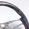 Porsche 911 718 Boxster Cayman Macan Steering Wheel Carbon Leather Red (2016-2023)