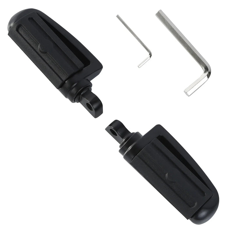 Harley XL883 1200 Sportster Street Glide Footrest Pegs 10mm Matte Black