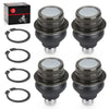 Suzuki Vinson 500 Eiger 400 500 Upper Lower 4x Ball Joints (2003–2009)
