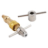 Refrigerator Brass Washer Quick Connect Plug / 14 Inch FNPT / Refrigerator