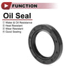 Make Model Rotary Shaft Seal 5 Pcs 32x47x7mm Oil Seal Nitrile 70D Black