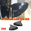 Chevrolet Cruze 2 x Carbon Fiber OX Horn Side Mirror Cover (2016–2019)