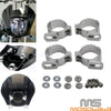 Harley Dyna Motorcycle Quarter Headlight Fairing 35-45mm Fork Mount Clamps (2006-2023)