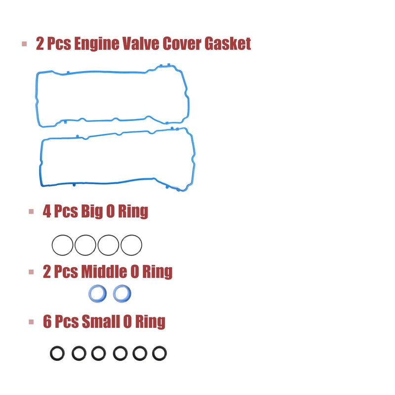 Chrysler Dodge Jeep Engine Valve Cover Gasket Set (Fits 2005-2010)