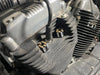 Harley Big Twin 1340 Evo 4 x Black Spark Plug Nut Caps (1985-1999)