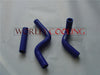 Kawasaki KX80 / KX85 / KX100 (1998-2013) - Blue 2 x Silicone Hose