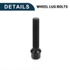 Volkswagen Porsche 10 x M14x1.5mm Ball Seat Wheel Lug Bolts 65mm Shank