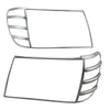 Toyota Land Cruiser LC100 (2006-2007) 2 x Chrome Front Light Lamp Cover Trim