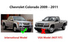 Chevrolet Holden Colorado 2 x Front Door Wind Shield Air Guards (2002-2011)
